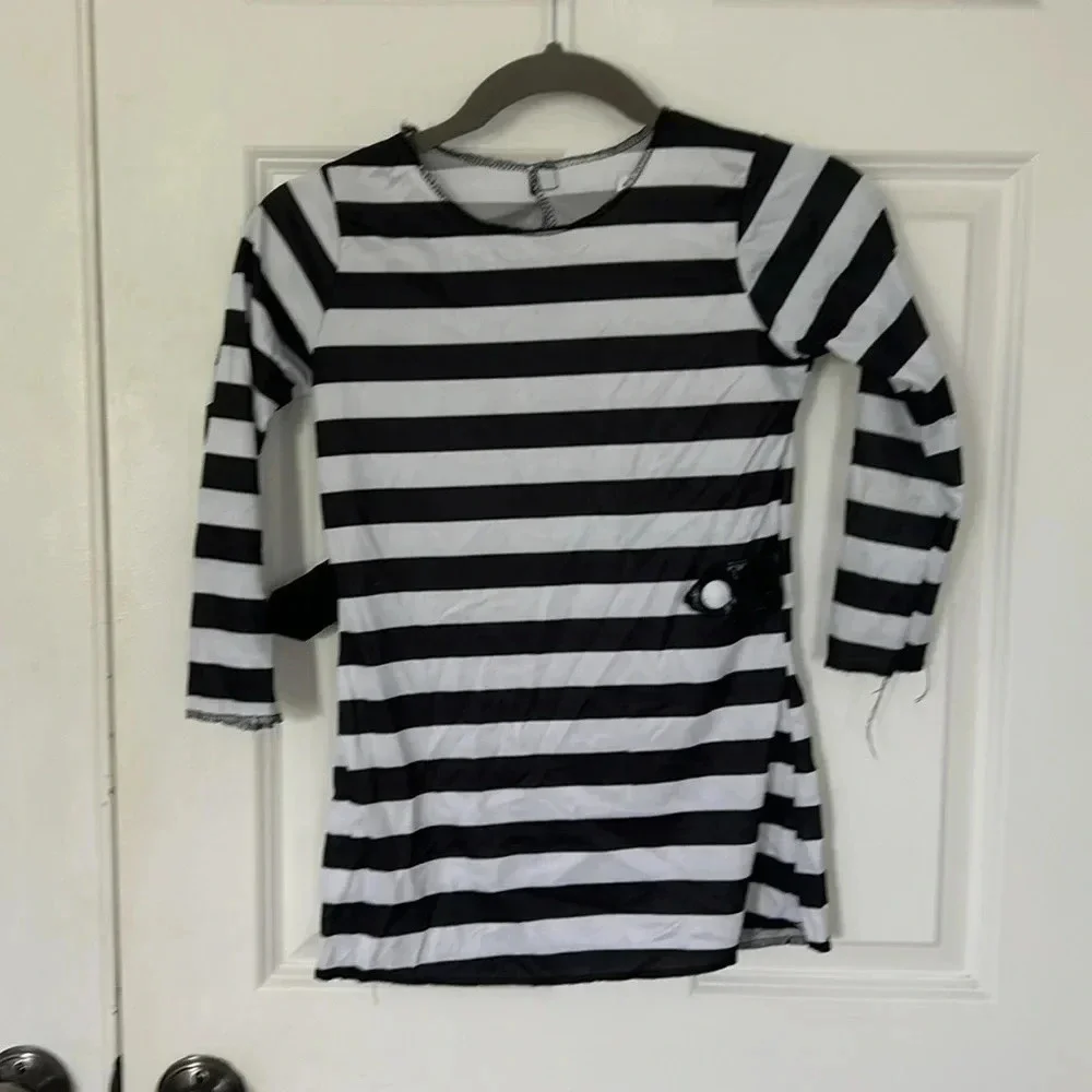Troublemaker Maker costume child medium, 8 to 10 years black-and-white